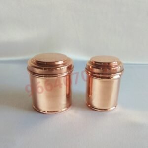 2 PIECE DABBA SET - COPPER MINIATURE